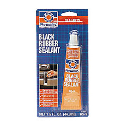 Permatex 80338  Black Rubber Sealant - 1.5 oz Tube (RS9)