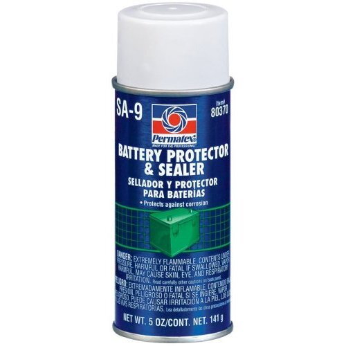 Permatex 80370 Battery Protector & Sealer - 6 oz Aerosol Can, 5 oz net wt. (SA9) Permatex 80370 Battery Protector & Sealer - 6 oz Aerosol Can, 5 oz net wt. (SA9)