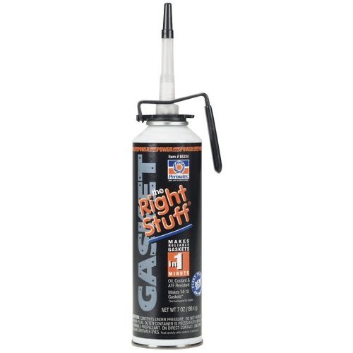 Permatex 85224 "THE RIGHT STUFF" Rubber Gasket Maker - 7.5 oz Power-Bead Can Permatex 85224 "THE RIGHT STUFF" Rubber Gasket Maker - 7.5 oz Power-Bead Can