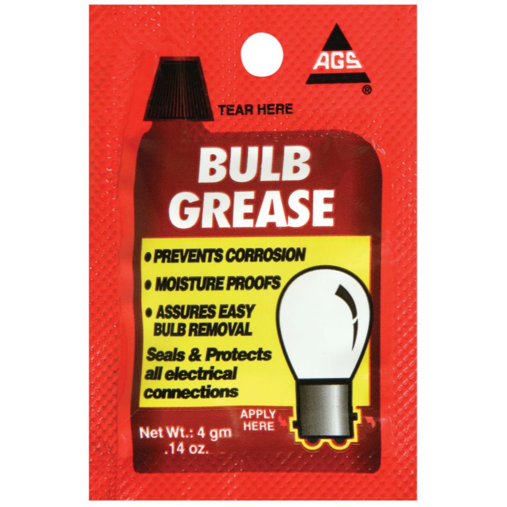 AGS Company BG-1  Bulb Dielectric Grease 4 gram Single Use Packet