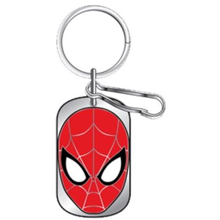 PlastiColor 4362R01  Enamel Key Chain with Marvel Spiderman