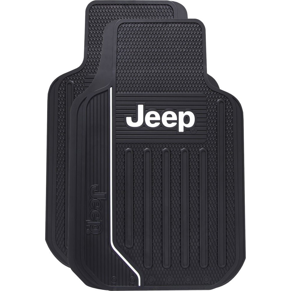 Plasticolor 1616R01 Jeep Elite Series Floor Mats with Jeep Logo Plasticolor 1616R01 Jeep Elite Series Floor Mats with Jeep Logo