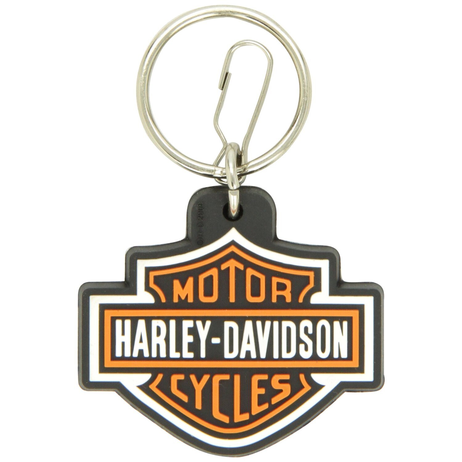 PlastiColor 4179  Plastisol Key Chain with Harley-Davidson Logo