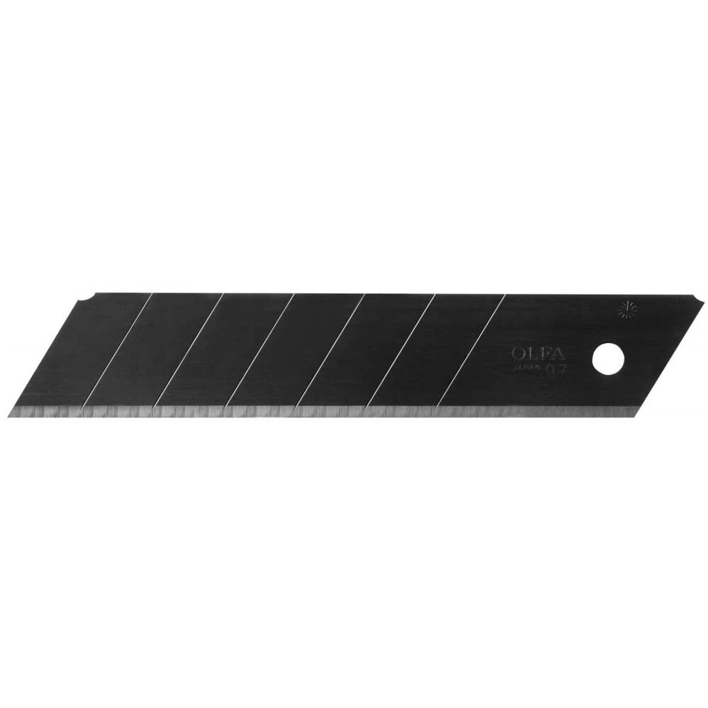 Olfa 1082209  25mm Super Heavy-Duty UltraSharp Black Replacement Snap-off Blades - 20 per Package (HBB-20B)