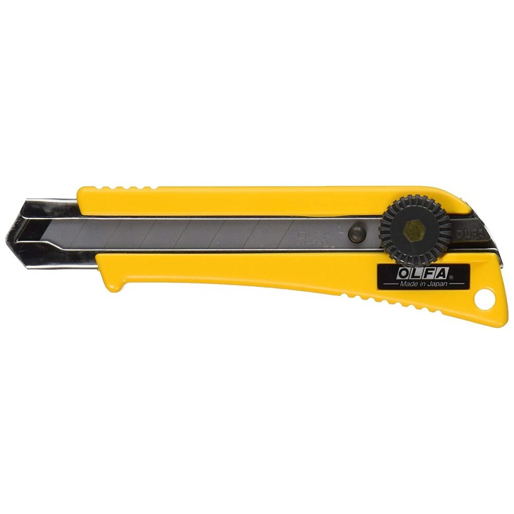 Olfa 5004  18mm Pistol Grip Ratchet-Lock Snap Off Utility Knife with Rubber Grip Insert (L-2)