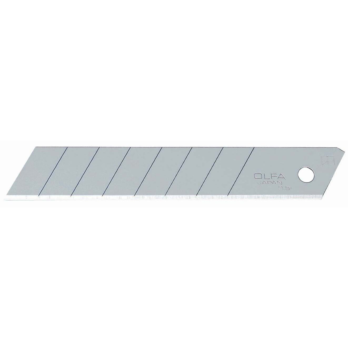 Olfa 5009  18mm Heavy-Duty Replacement Silver Snap-off Blades - 10 per Package (LB-10B)