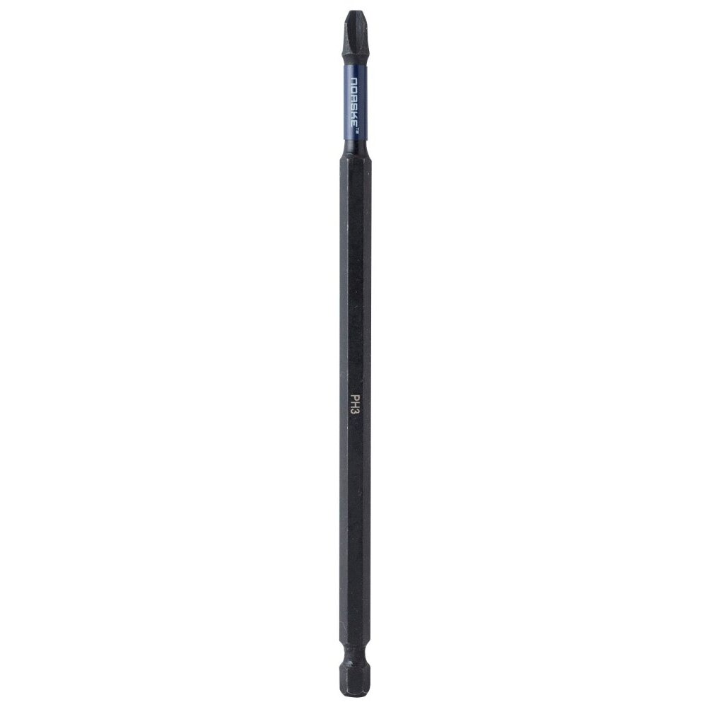 Norske Tools  NIBBI078  6" x #3 Phillips Power Impact Torsion Driver Bits