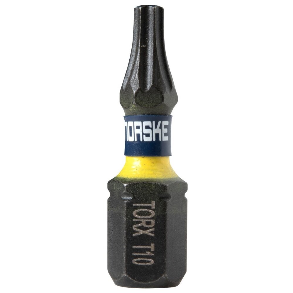 Norske Tools  NIBBI101 1" x T10 Insert Impact Torsion Driver Bits - 25 per Package