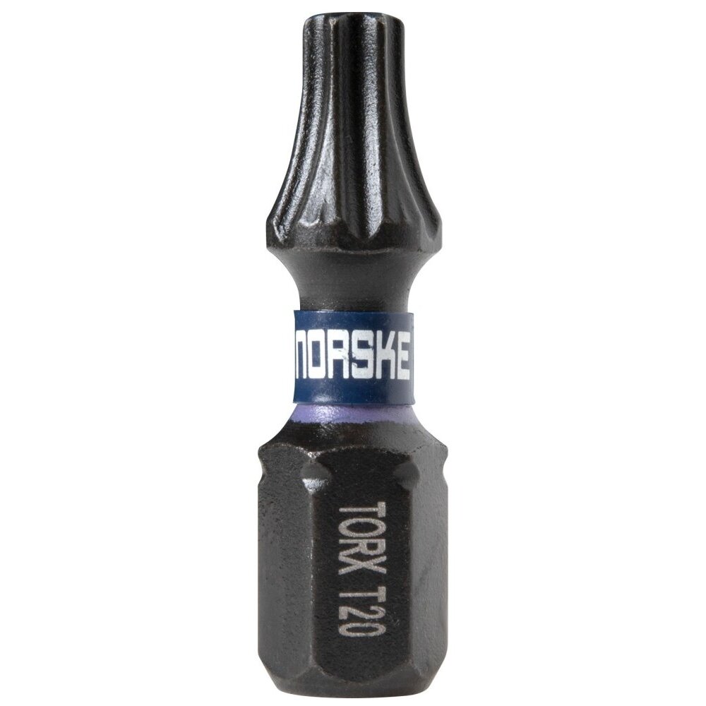 Norske Tools  NIBBI103 1" x T20 Insert Impact Torsion Driver Bits - 25 per Package