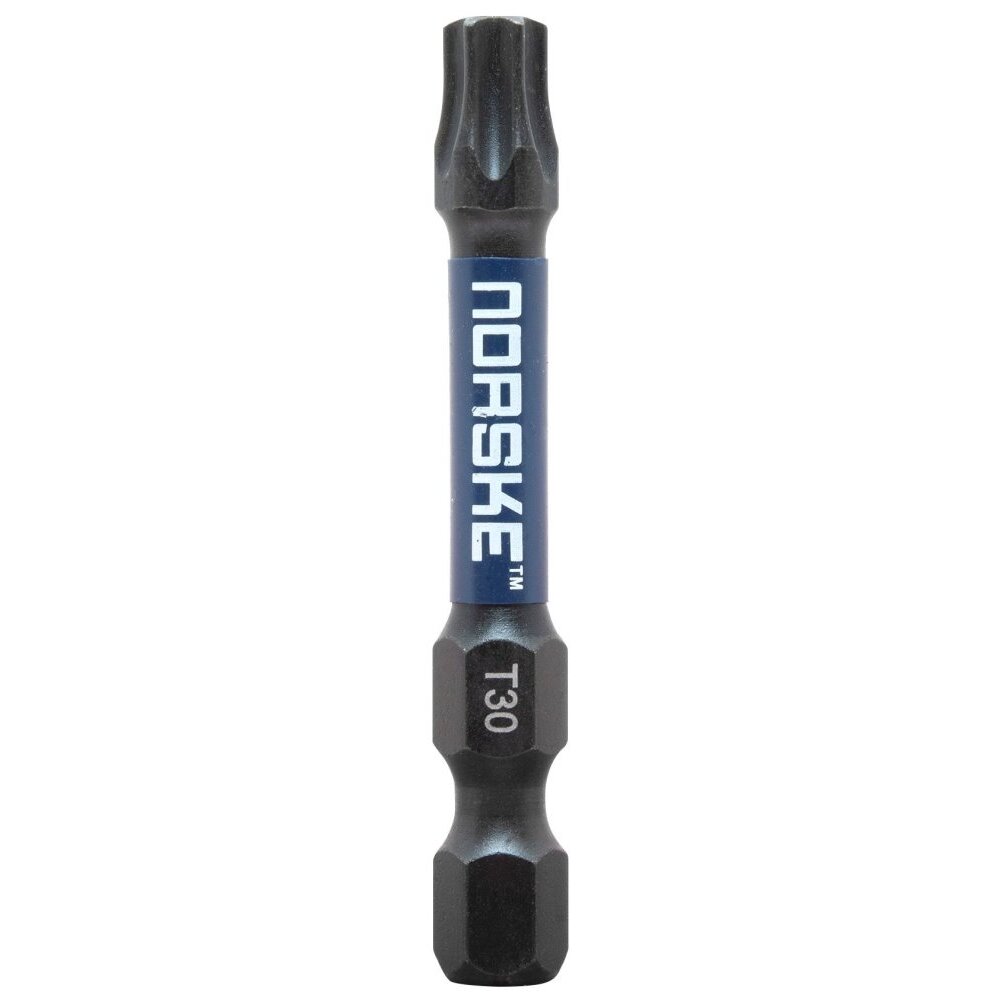 Norske Tools NIBBI115 2" x T30 Power Impact Torsion Driver Bits - 10 per Package Norske Tools NIBBI115 2" x T30 Power Impact Torsion Driver Bits - 10 per Package