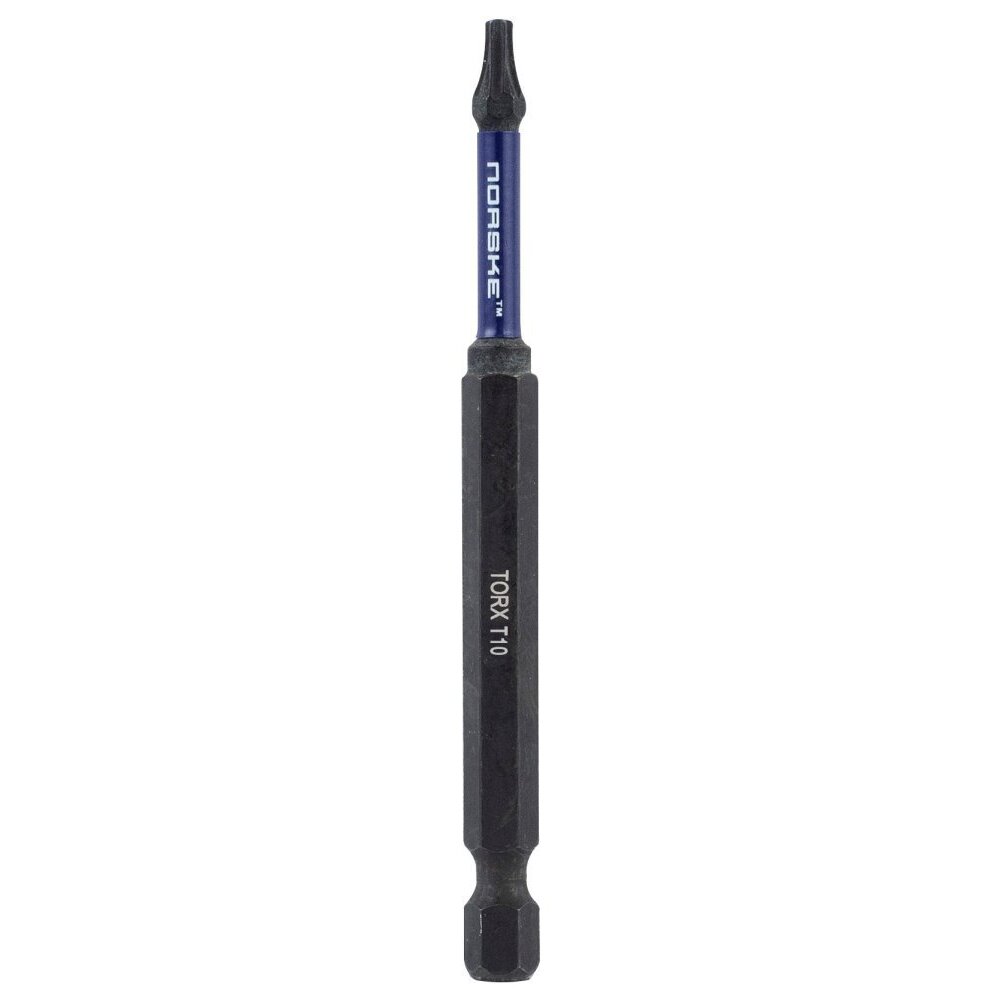 Norske Tools  NIBBI121 3-1/2" x T10 Power Impact Torsion Driver Bits - 10 per Package