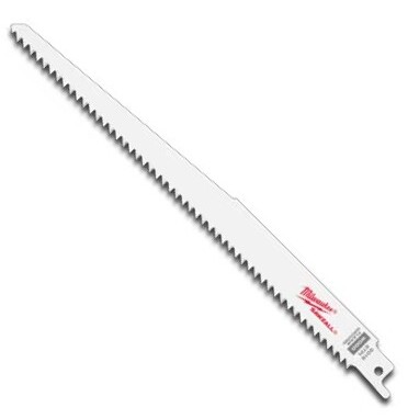 Milwaukee 48-00-5016  9" x 6TPI Fleam Ground Sawzall Blade for Wood 5 Blades per Pack