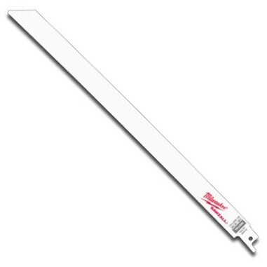 Milwaukee 48-00-5189 12" x 18TPI Sawzall Blade for Metal Cutting 3/4" Height 5 Blades per Pack Milwaukee 48-00-5189 12" x 18TPI Sawzall Blade for Metal Cutting 3/4" Height 5 Blades per Pack