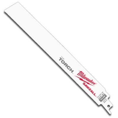 Milwaukee 48-00-5788  9" x 18TPI The Torch Sawzall Blade for Demolition Metal Cutting 5 Blades per Pack