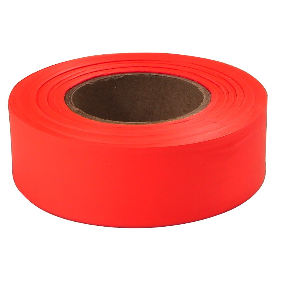 Empire Level 77-002  200' x 1" Roll Flagging Tape Glo-Orange