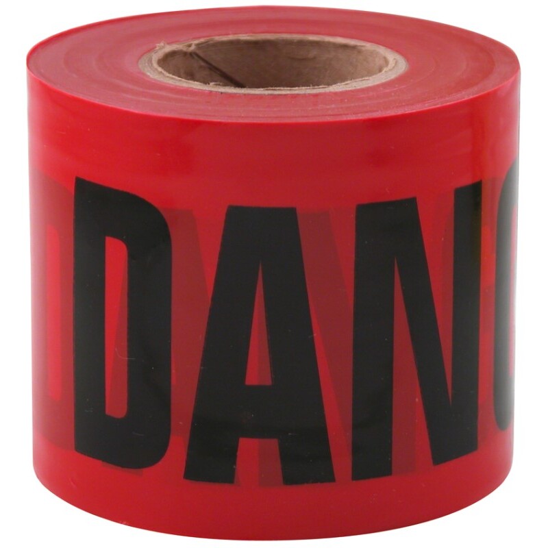 Empire Level 77-0204  200' x 3'' DANGER / PELIGRO Safety Barricade Tape