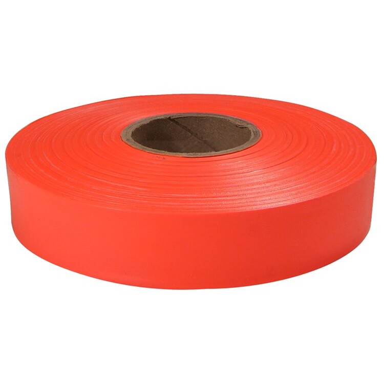 Empire Level 77-062 600' x 1" Roll Flagging Tape Glo-Orange Empire Level 77-062 600' x 1" Roll Flagging Tape Glo-Orange