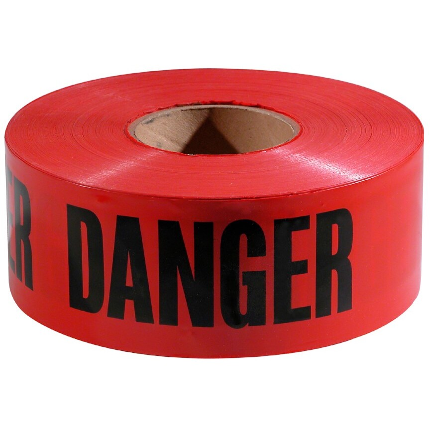 Empire Level 77-1004 1000' x 3'' DANGER Safety Barricade Tape Empire Level 77-1004 1000' x 3'' DANGER Safety Barricade Tape
