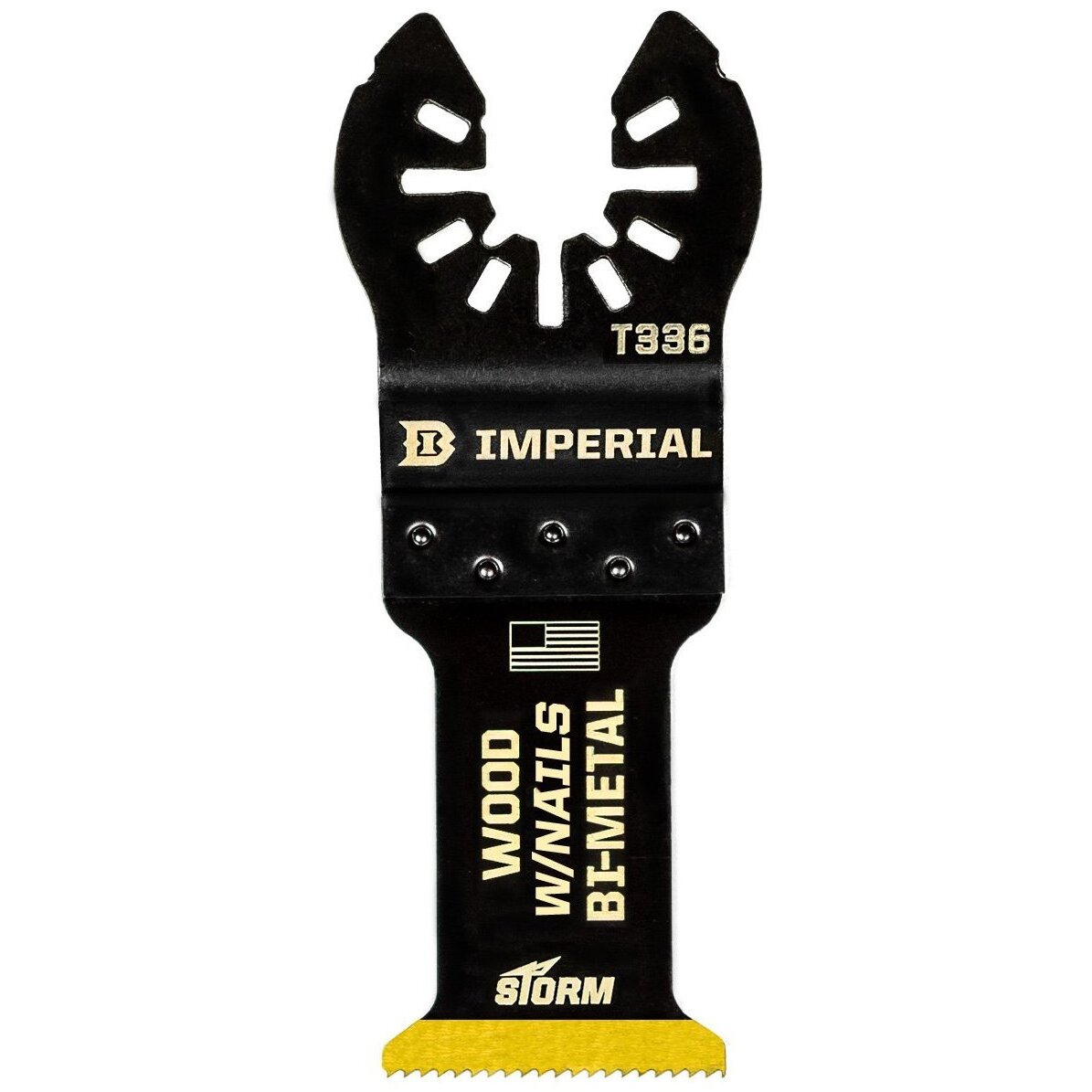 Imperial Blades IBOAT336-1  Universal Fit 1-1/4" Wood with Nails BiMetal Tin Storm Saw Blade - 1 per Package