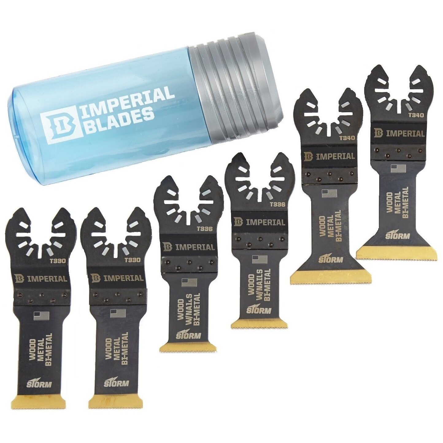 Imperial Blades IBOATV-6  Universal Fit 6 Piece Variety Pack BiMetal Tin Storm Saw Blades