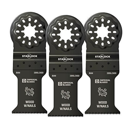Imperial Blades  IBSL300-3  Starlock 1-3/8" Wood/Nail Blade - 3 Blades Per Package