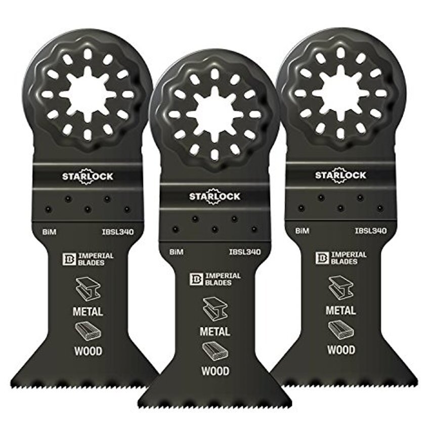 Imperial Blades  IBSL340-3  Starlock 1-3/4" Metal/Wood Blade - 3 Blades Per Package