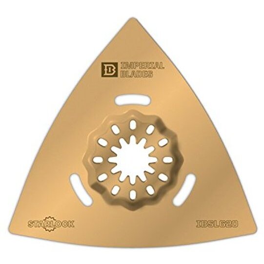 Imperial Blades  IBSL620-1  Starlock 3-1/8" Triangle Carbide Grit - 1 Blade Per Package
