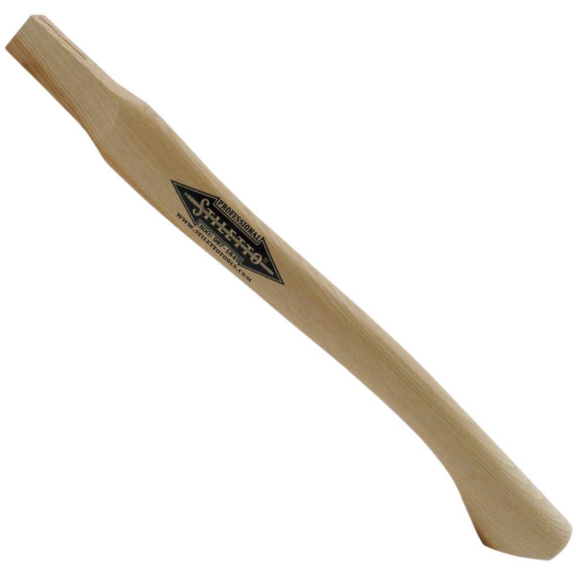 Stiletto STLHDL-MHC  18" Curved Hickory Replacement Handle with Wedges for 16oz Musclehead Hammer Heads