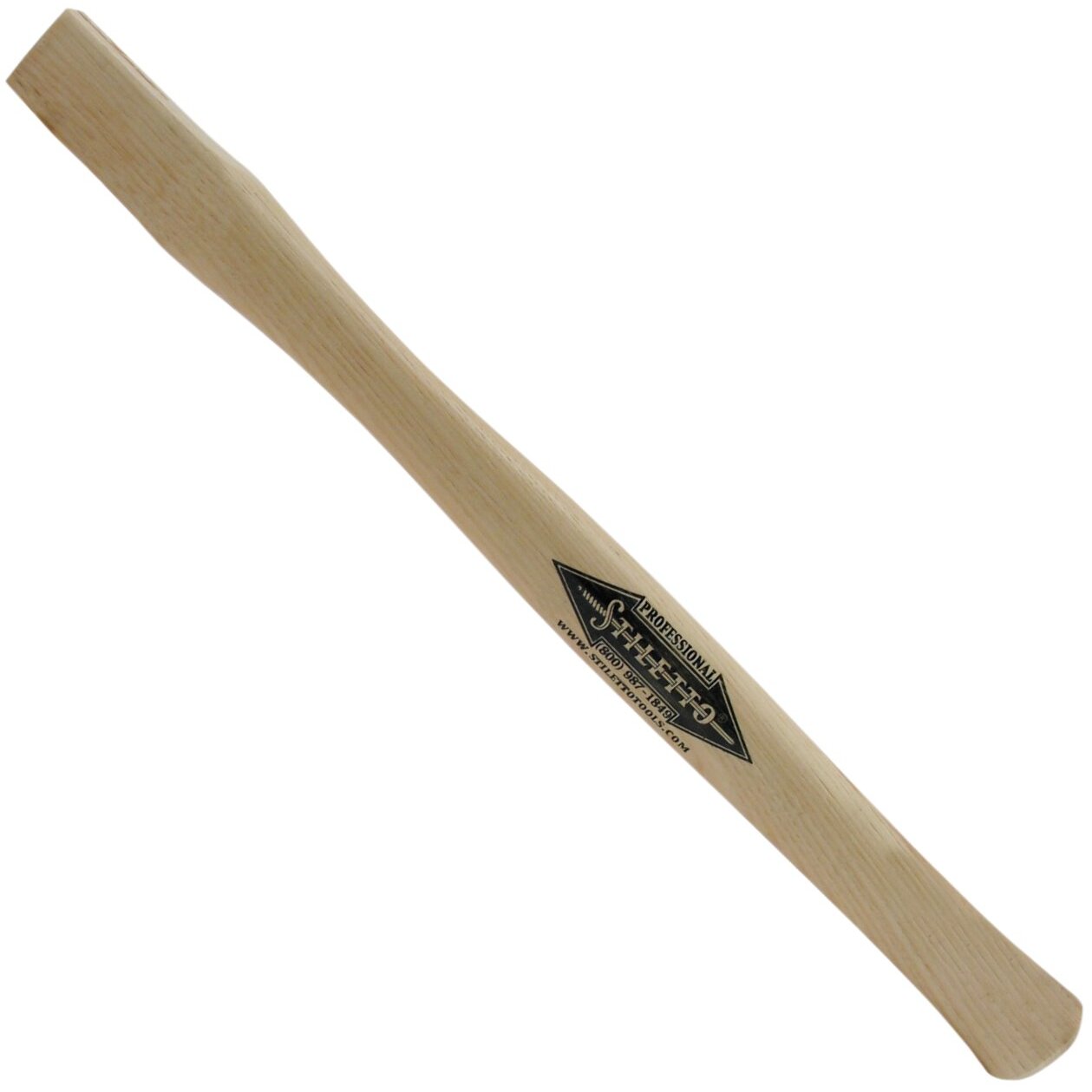 Stiletto  STLHDL-MHS  18" Straight Hickory Replacement Handle with Wedges for 16oz Musclehead Hammer Heads