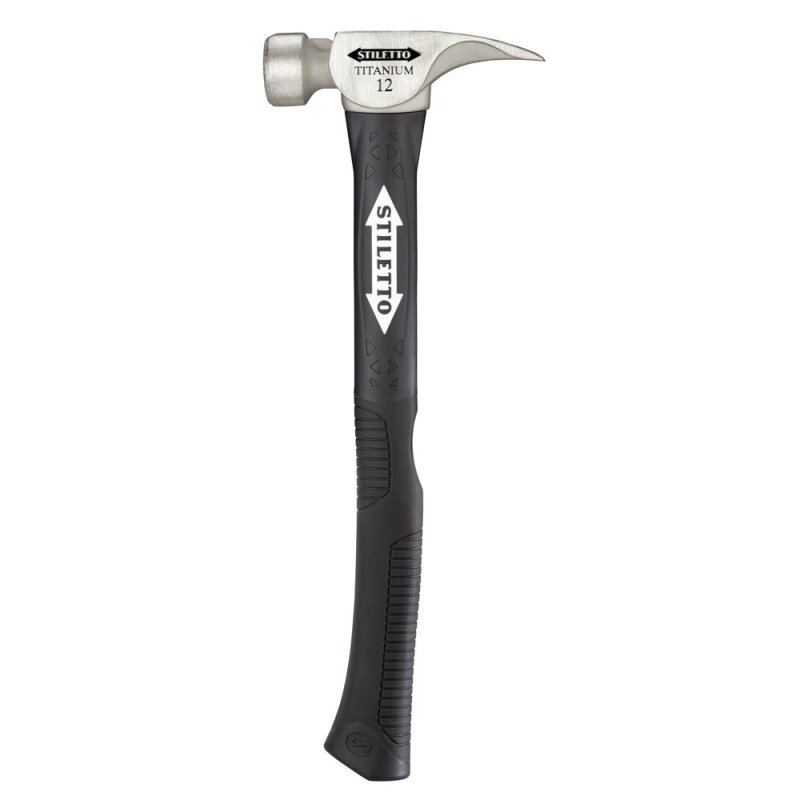 Stiletto  TI12MC-F  12 oz Titanium Milled Face Hammer 16" Hybrid Fiberglass Handle