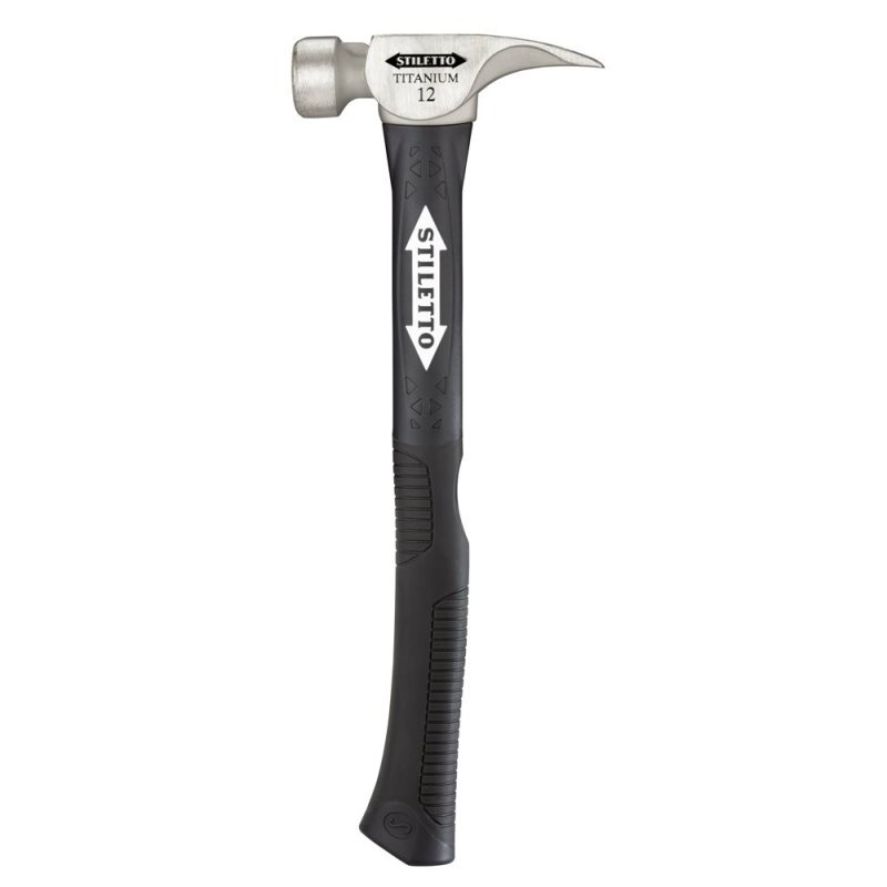 Stiletto  TI12SC-F  12 oz Titanium Smooth Face Hammer 16" Hybrid Fiberglass Handle