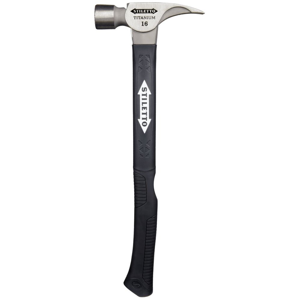 Stiletto TI16MC-F 16 oz Titanium Milled Face Hammer 18" Hybrid Fiberglass Handle Stiletto TI16MC-F 16 oz Titanium Milled Face Hammer 18" Hybrid Fiberglass Handle