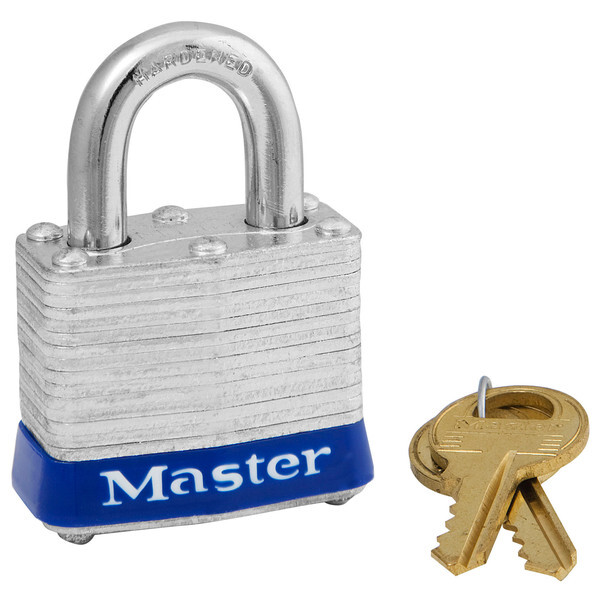 Master Lock 3D 1-9/16" Wide Laminated Padlock with 3/4" Shackle Height Master Lock 3D 1-9/16" Wide Laminated Padlock with 3/4" Shackle Height