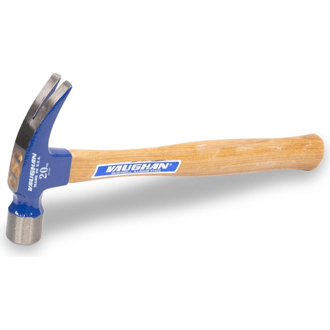 Vaughan 105-00  20-oz Smooth Face "999" Framing Professional Rip Hammer with 14" Straight Hickory Handle (999)