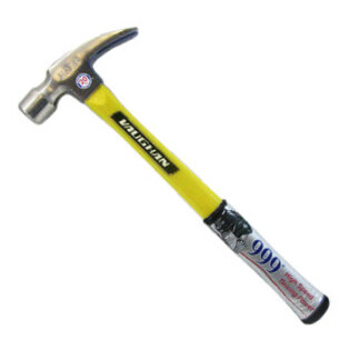 Vaughan 105-08 20-oz Smooth Face "999" Straight Claw Ripping Hammer with 14" Straight Fiberglass Handle (FS999) Vaughan 105-08 20-oz Smooth Face "999" Straight Claw Ripping Hammer with 14" Straight Fiberglass Handle (FS999)