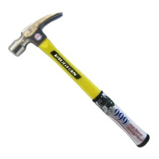 Vaughan 105-16  20-oz Smooth Face "999" Straight Claw Ripping Hammer with 16" Straight Fiberglass Handle (FS999L)