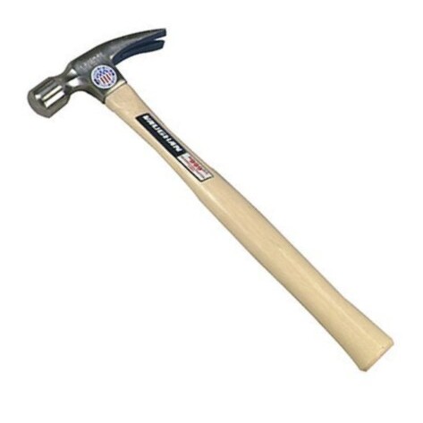 Vaughan 105-30  20-oz Milled Face "999" Framing Professional Rip Hammer with 16" Straight Hickory Handle (999ML)