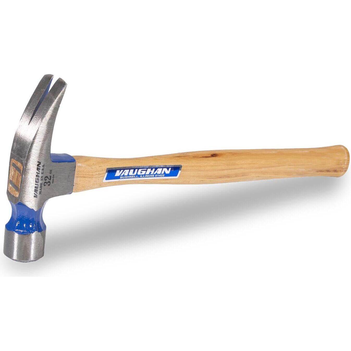 Vaughan 107-20  32-oz Milled Face Super Framing Professional Rip Hammer with 18" Straight Hickory Handle (707M)