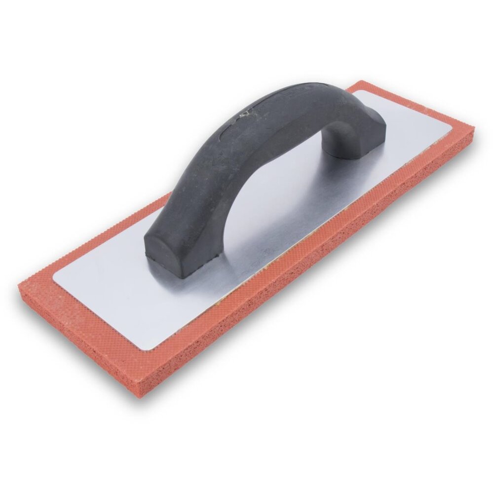 Marshalltown RRF94F  9" x 4" Rubber Float with 1/2" Red Fine Cell Pad and Plastic Handle (10755)