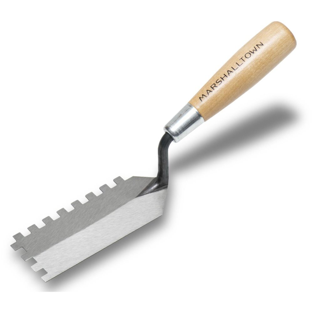 Marshalltown 52SN  1/4" Square Notched 5" x 2" Margin Trowel (11200)