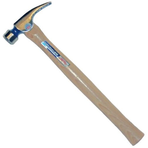 Vaughan 116-05  19-oz Milled Face Professional California Framer Hammer with 17" Straight Hickory Handle (CF2L)