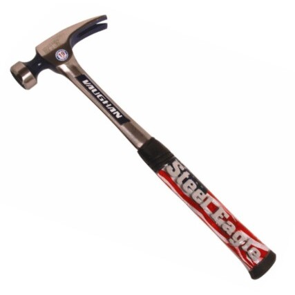Vaughan 121-00  19-oz Milled Face California Framer Steel Eagle Hammer with 16" Length Forged Steel (RCF2)