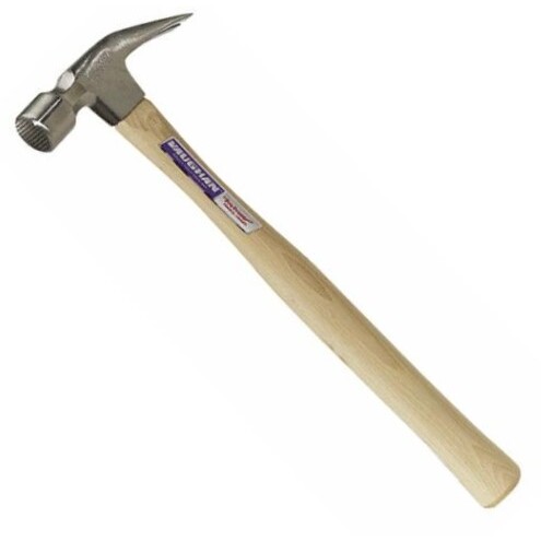 Vaughan 123-20  24-oz Milled Face "505" Framing Professional Rip Hammer with 17" Straight Hickory Handle (505M)