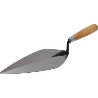 QLT by Marshalltown 926  10" x 4-3/4" London Pattern Brick Trowel  with Wood Handle (16126)