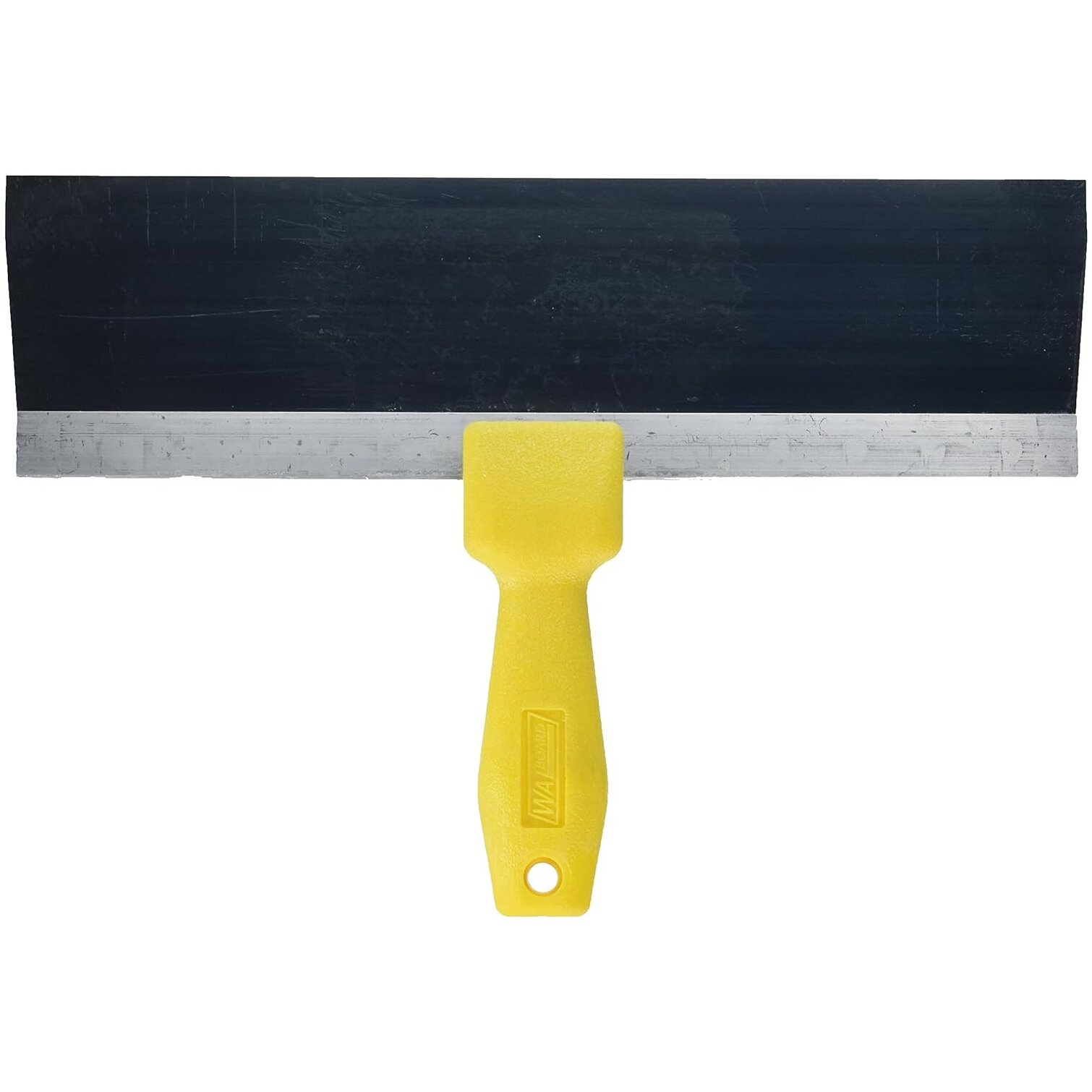 Wal-Board Tools 021-024 14" x 3" Blue Spring Steel Blade Taping Knife with Textured Handle (TH-14) (40077) Wal-Board Tools 021-024 14" x 3" Blue Spring Steel Blade Taping Knife with Textured Handle (TH-14) (40077)