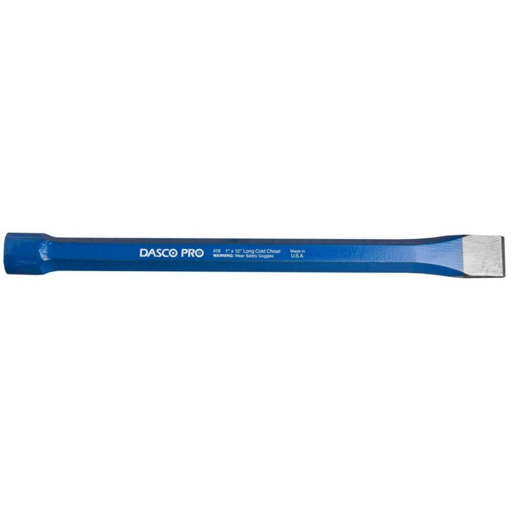 Dasco Pro 419-0  1" Cut Long Cold Chisel 12" Length