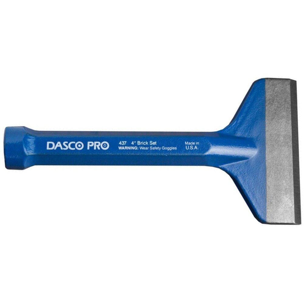 Dasco Pro 437-0  4" Cut Brick Set Chisel 7" Length