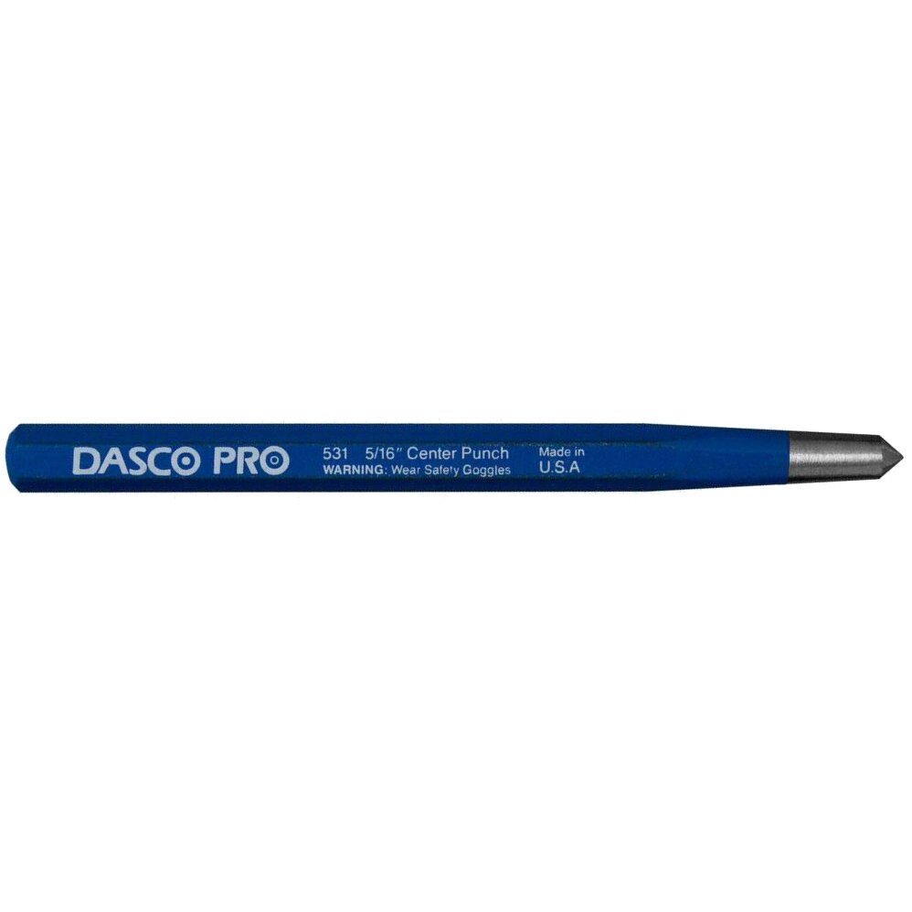 Dasco Pro 531-0 5/16" Point Center Punch 4-1/2" Length Dasco Pro 531-0 5/16" Point Center Punch 4-1/2" Length