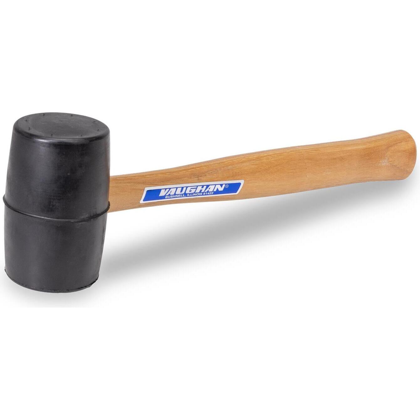 Vaughan 574-31  20-oz Black Solid Rubber Mallet with 10-5/8" Hardwood Handle (RM2B)