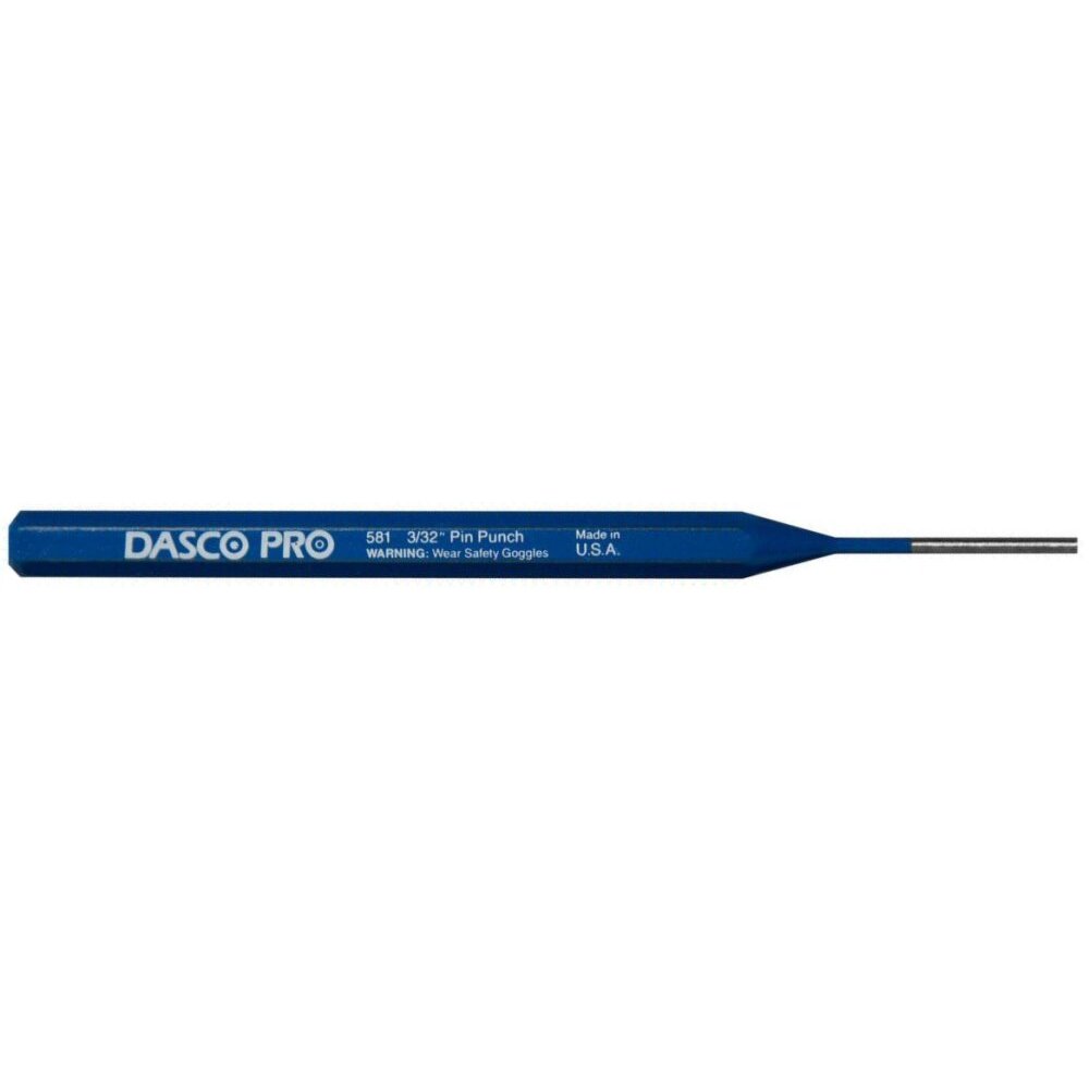 Dasco Pro 581-0  3/32" Point Pin Punch 5-1/2" Length